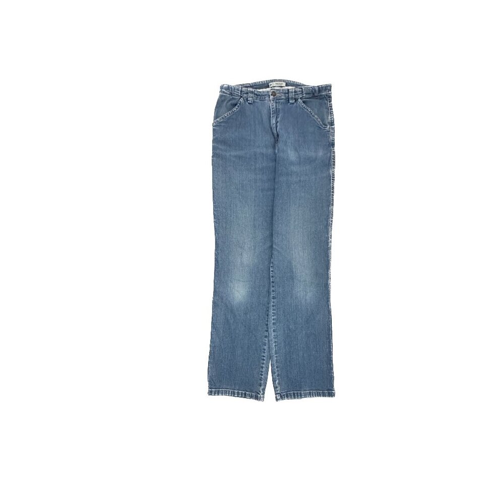 Lee Easy Fit at the Waist Straight Leg Women's size 10 Dark Blue Denim Jeans